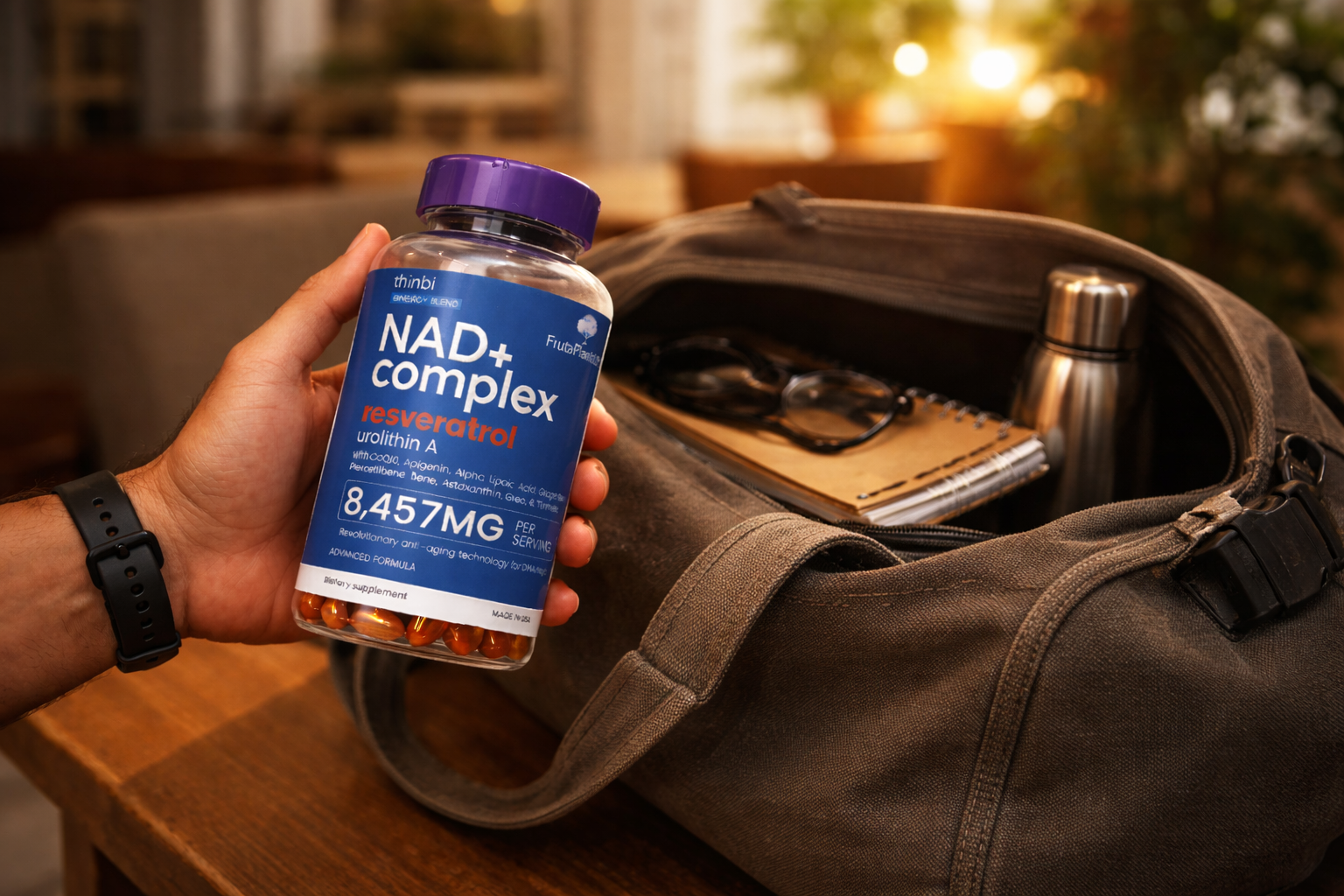 NAD+ Resveratrol Urolithin-A Complex